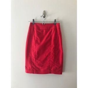 Red Express Pencil Skirt